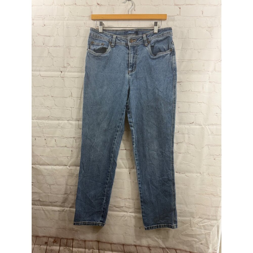 Bill Blass Jeans Womens Size 8 Blue Medium Wash Stretch Casual Denim